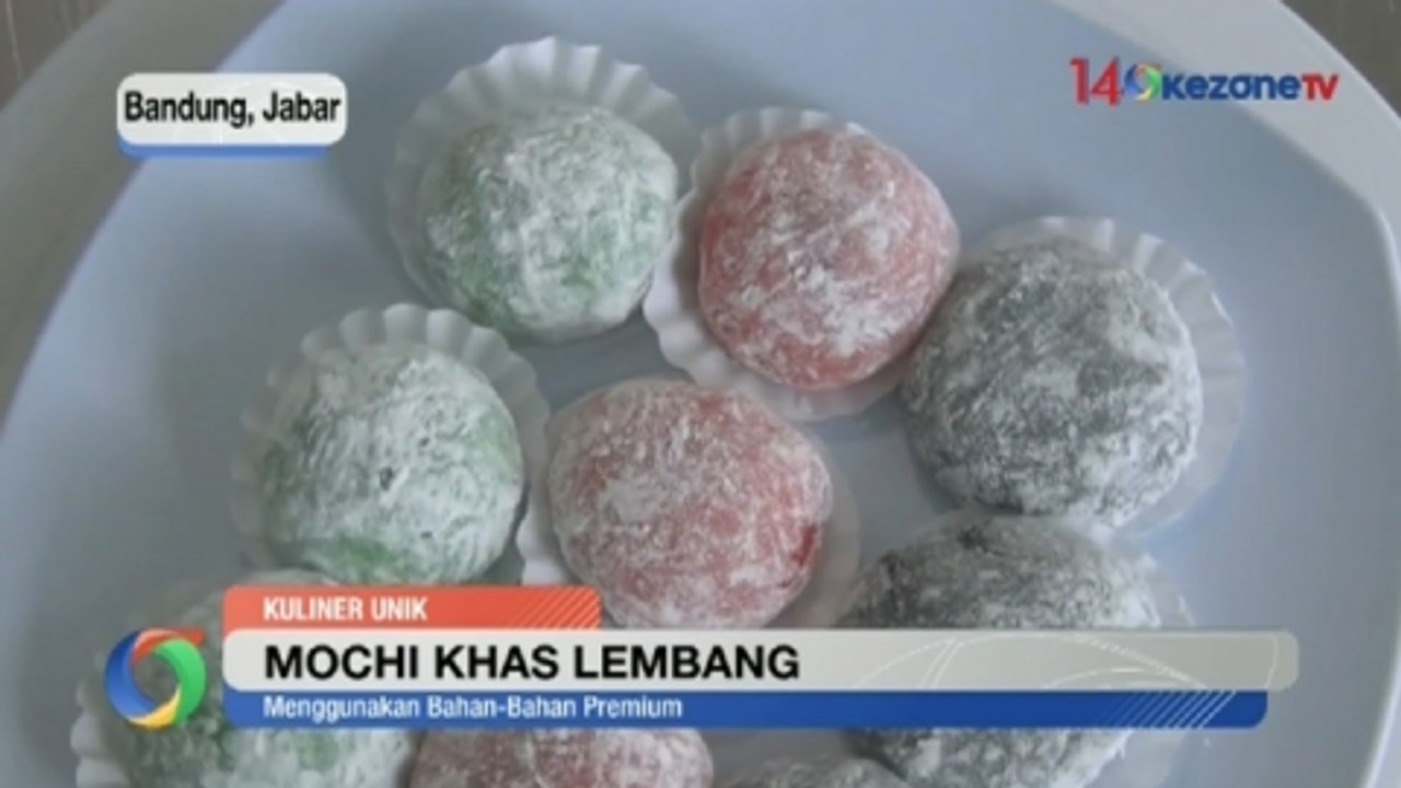 Mochi Susu Khas Lembang, Tekstur Kenyal dengan Beragam Warna dan Rasa