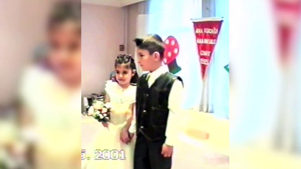 İlk aşkı son aşkı oldu! Okul piyesinde gelin ve damadı canlandıran ikili yine gelinle damat oldu