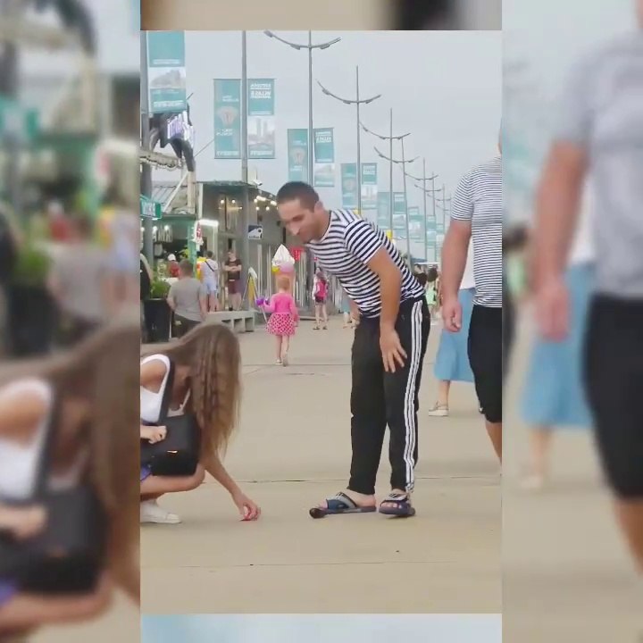  When a girl Dropping eggplant - AWESOME REACTIONS  #funny #pranks #comedy