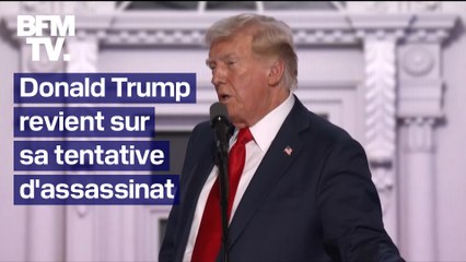 "Je me tiens devant vous simplement par la grâce de Dieu": Trump revient sur sa tentative d’assassinat