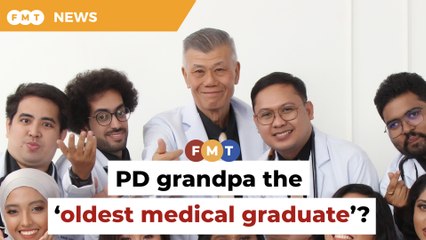 PD grandpa set to be ‘world’s oldest medical grad’