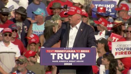 Moment the Secret Service took down gunman in Trump shooting