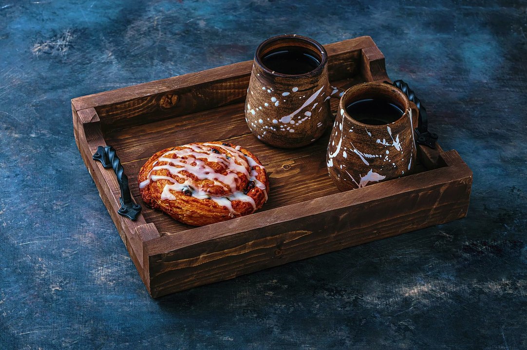 wooden serving tray | wooden serving trays with handles | wood tray | wooden tray for ottoman
