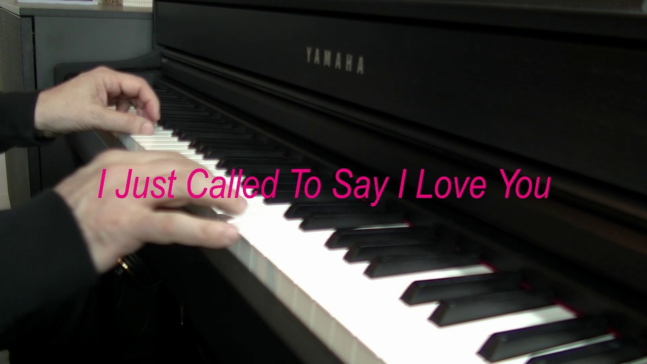 Stevie Wonder _I Just Called To Say I Love You _Piano Cover