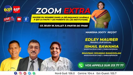 Zoom Extra :Manisha Jhooty Recoit Edley Maurer, Ismail Bawamia et Bhavnah Jogarah-Ramgoolam.
