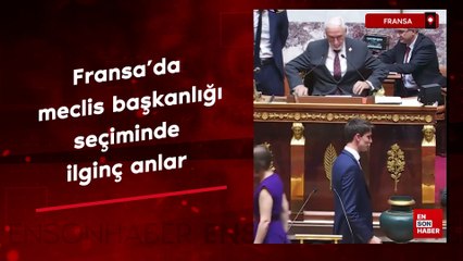 Fransa'da Meclis Başkanlığı Seçimi'nde ilginç anlar