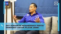 AHY Serahkan Rekomendasi Partai Demokrat Untuk Pilgub Jambi