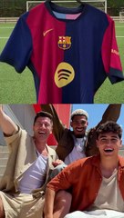 Cubarsí se desmelena en un vídeo con Araujo y Lewandowski