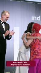 La reina Letizia, eufórica, se salta el protocolo ante la mirada orgullosa del rey Felipe