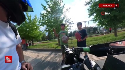 Ankara'da darp ettiği çocukların yakınları tarafından linç edileceğini anlayınca kaçtı