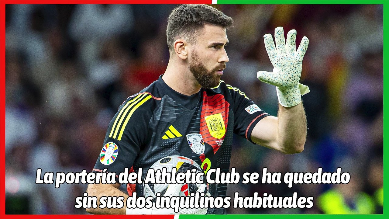 El aplaudido gesto de Unai Simón ante los graves problemas en la portería del Athletic