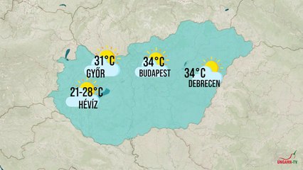 Das Reisewetter am Wochenende 20-21. Juli
