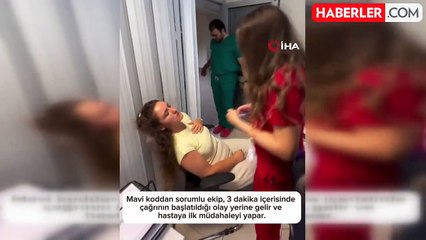 Babaeski Devlet Hastanesi'nde 'Mavi Kod' Tatbikatı
