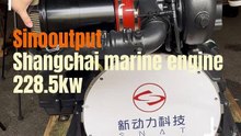 Shangchai marine engine 228.5kw(2)