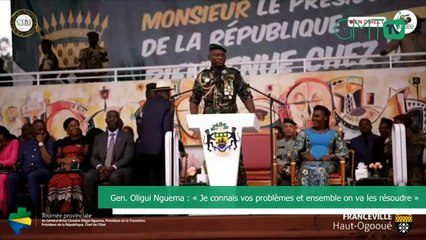 [#Reportage] Gén. Oligui Nguema : « Je connais vos problèmes et ensemble, nous allons les régler »