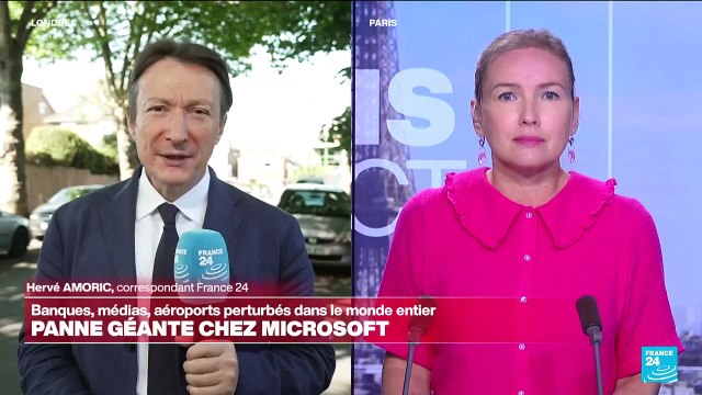 Panne géante chez Microsoft : des banques, médias et aéroports perturbés dans le monde entier