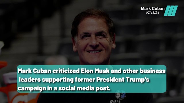 Mark Cuban: Longtime Trump Critic & Biden Supporter