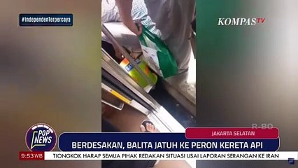 Akibat Berdesakan, Balita Jatuh ke Peron KRL di Manggarai
