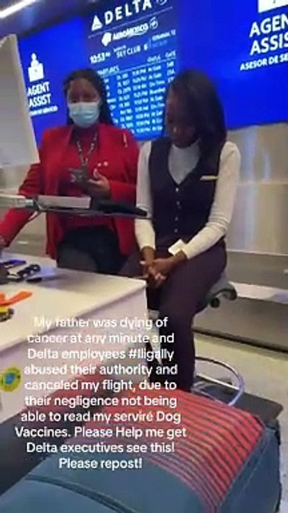 « Mon père allait mourir d'un cancer à tout moment » : une cliente de Delta affirme que les employés ont « abusé » de leur pouvoir et ne l'ont pas laissée monter à bord