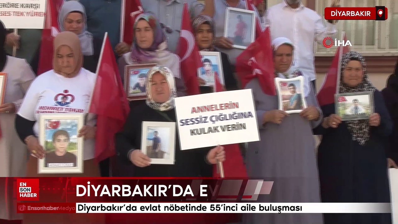 Diyarbakır'da evlat nöbetinde 55'inci aile buluşması