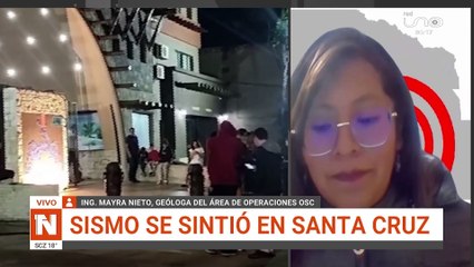 SCZ REPORTE DEL SISMO DE FUNCIONARIA DE SAN CALIXTO