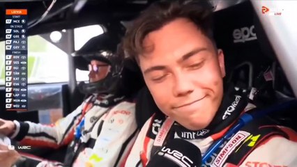 WRC Latvia 2024 SS3 Sesks Amazing Réaction