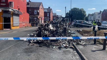 A clean-up operation has started after last night’s devastation