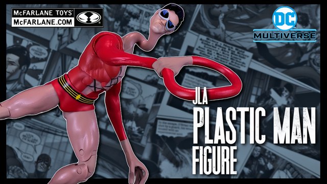 McFarlane Toys DC Multiverse JLA Plastic Man Wave BAF Plastic Man Figure
