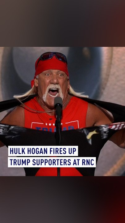 Wrestler Hulk Hogan fires up Republicans