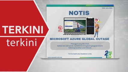 Aplikasi, portal SESB turut terjejas