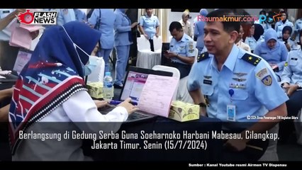 Jelang Peringatan ke-77 Hari Bakti TNI AU dan HUT ke-61 WARA, Mabes AU Gelar Donor Darah