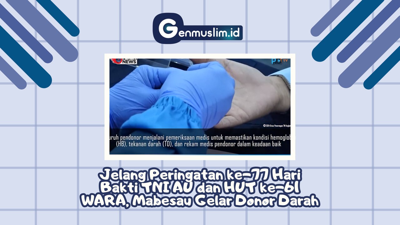 Jelang Peringatan ke-77 Hari Bakti TNI AU dan HUT ke-61 WARA, Mabesau Gelar Donor Darah