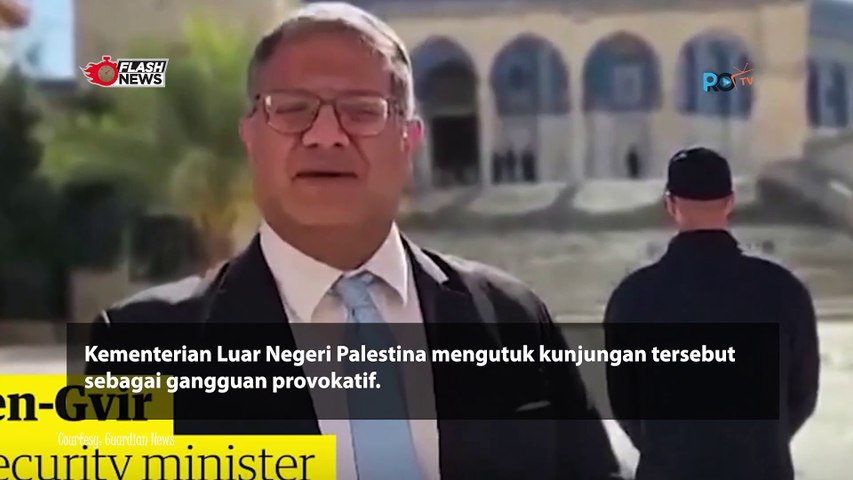 Kunjungan Menteri Sayap Kanan Israel ke AL-AQSA Mengecam Potensi Genjatan Senjata