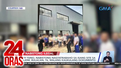 79 Tsino, nabistong nagtatrabaho sa isang site sa SJDM; 76, walang kaukulang dokumento | 24 Oras