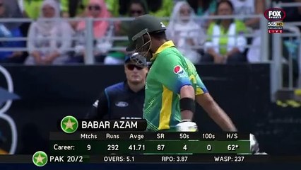 Babar Azam against NZ