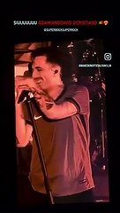 Maneskin: Damiano David sul palco in Portogallo indossa la maglia con il numero 7 di Ronaldo