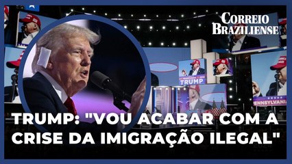 TRUMP PROMETE TERMINAR MURO E ACABAR COM A IMIGRAÇÃO ILEGAL