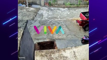 Detik-detik Pengendara Motor Terperosok Dalam Lubang