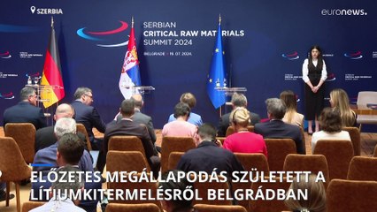 Előzetes megállapodás született a vitatott lítiumkitermelésről Belgrádban