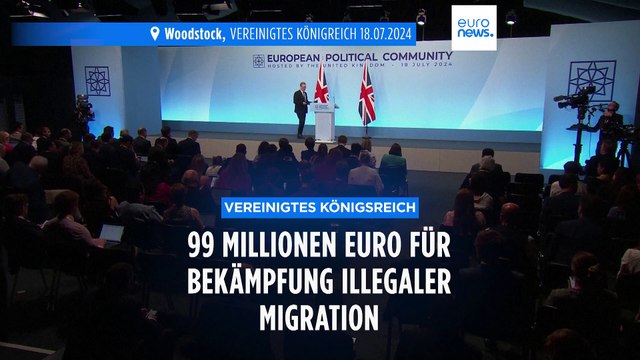 Keir Starmer kündigt rund 99 Millionen Euro für Bekämpfung illegaler Migration an