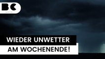 Hier werden die Gewitter am Wochenende richtig heftig