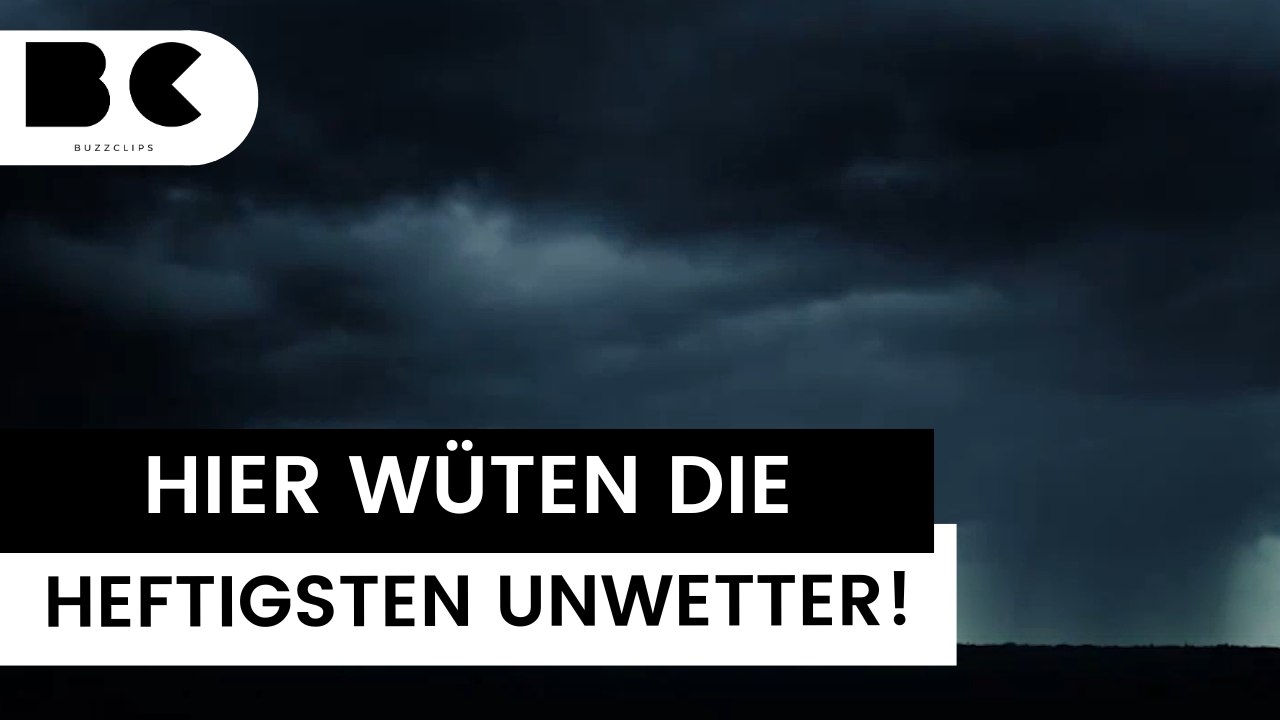 Unwetter am wochenende: an diesen orten knallt es