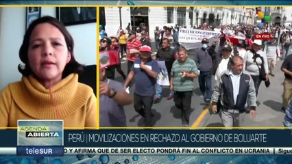 Video herunterladen: Peruanos se movilizan contra gobierno de Dina Boluarte