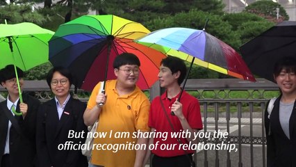 Top South Korea court hands gay couple 'historic' win on spouse rights