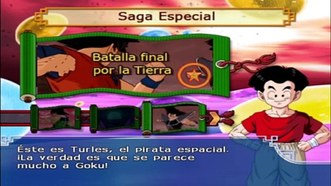 Dragon Ball Z Budokai Tenkaichi 3 - Turles - Batalla final por la Tierra #dragonballgame  RJ ANDA