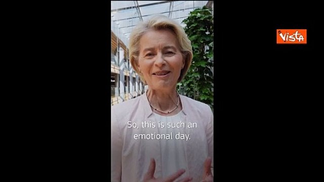 Von der Leyen ringrazia tutti sui social e confessa: Ora ho bisogno di una vacanza in famiglia