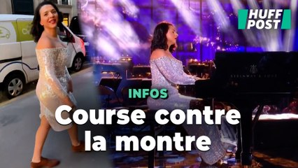 Khatia Buniatishvili a dû finir son trajet à pied dans Paris, et en robe de soirée, pour ne pas rater son concert