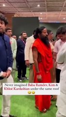 Baba Ramdev and Kim Kardashian under the same roof at Anant-Radhika's Wedding Ceremony ✨   #AnantRadhikaCelebration #ARWeddingCelebrations #AnantRadhikaWedding #anantandradhika #anantambaniwedding #anantwedsradhika #AnantRadhika #radhikamerchant #anantamb