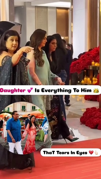 Nita Ambani and Mukesh Ambani with daughter Isha Ambani ✨  #AnantRadhikaCelebration #ARWeddingCelebrations #AnantRadhikaWedding #anantandradhika #anantambaniwedding #anantwedsradhika #AnantRadhika #radhikamerchant #anantambaniradhikamerchantwedding #Anant