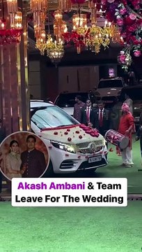 Akash Ambani with his wife leaves for Anant Radhika's Wedding Ceremony ✨ #AnantRadhikaCelebration #ARWeddingCelebrations #AnantRadhikaWedding #anantandradhika #anantambaniwedding #anantwedsradhika #AnantRadhika #radhikamerchant #anantambaniradhikamercha